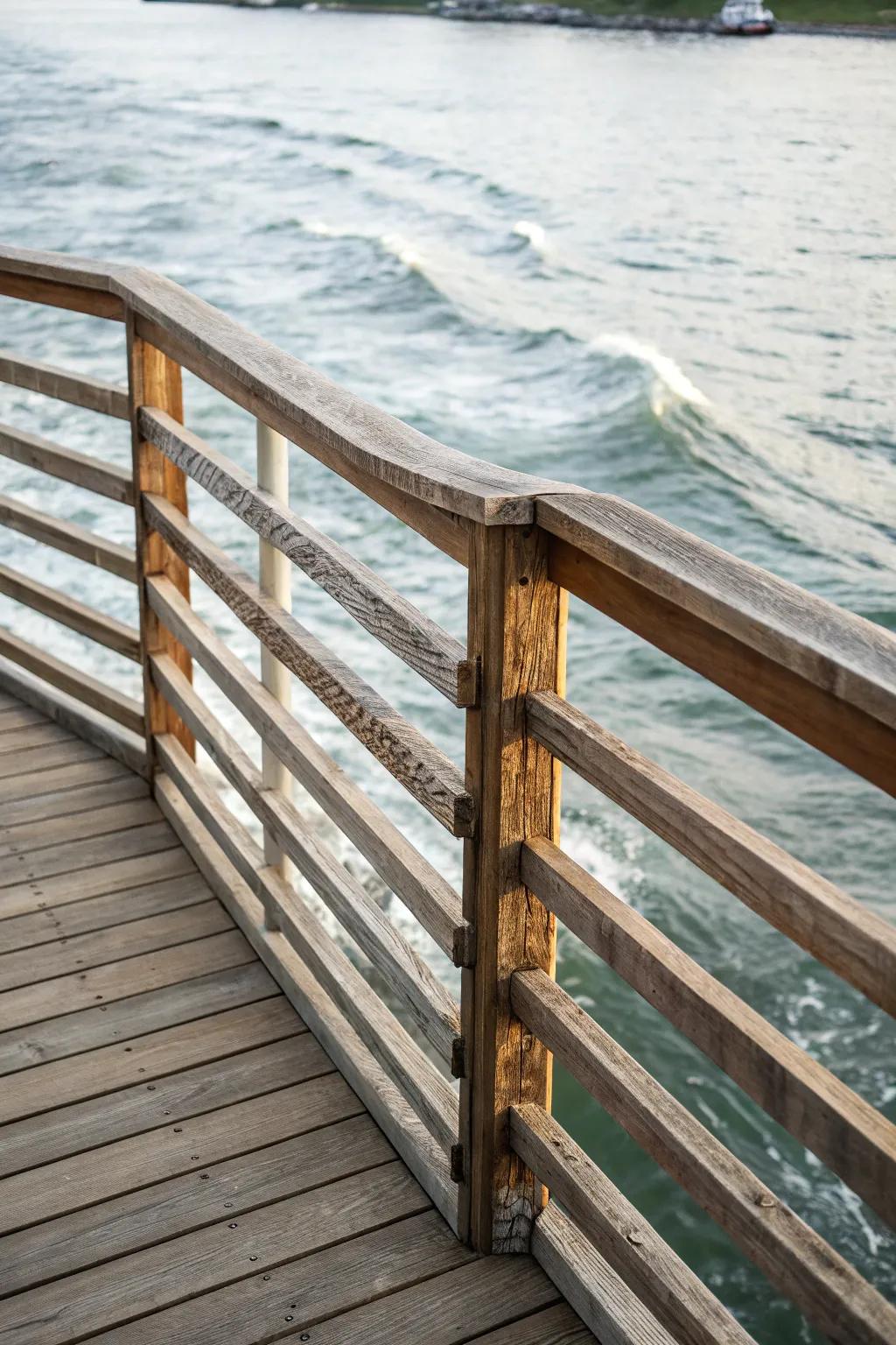 Wave designs bring a touch of fluidity and fun to your deck.