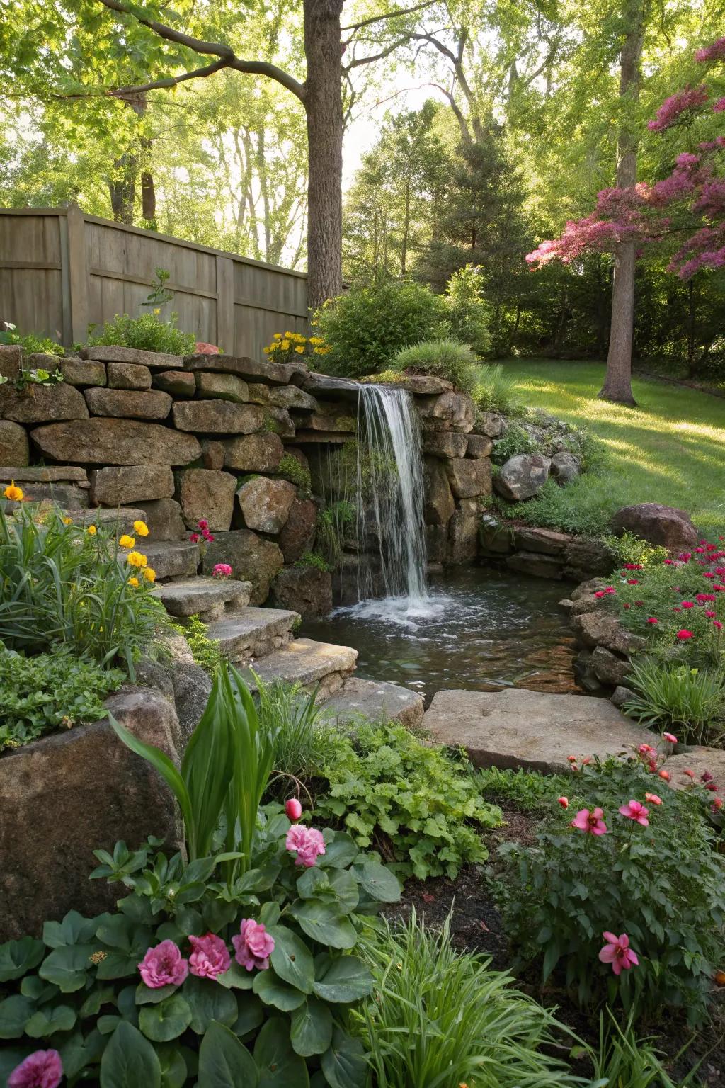 A hidden oasis adds mystery and charm to your garden.