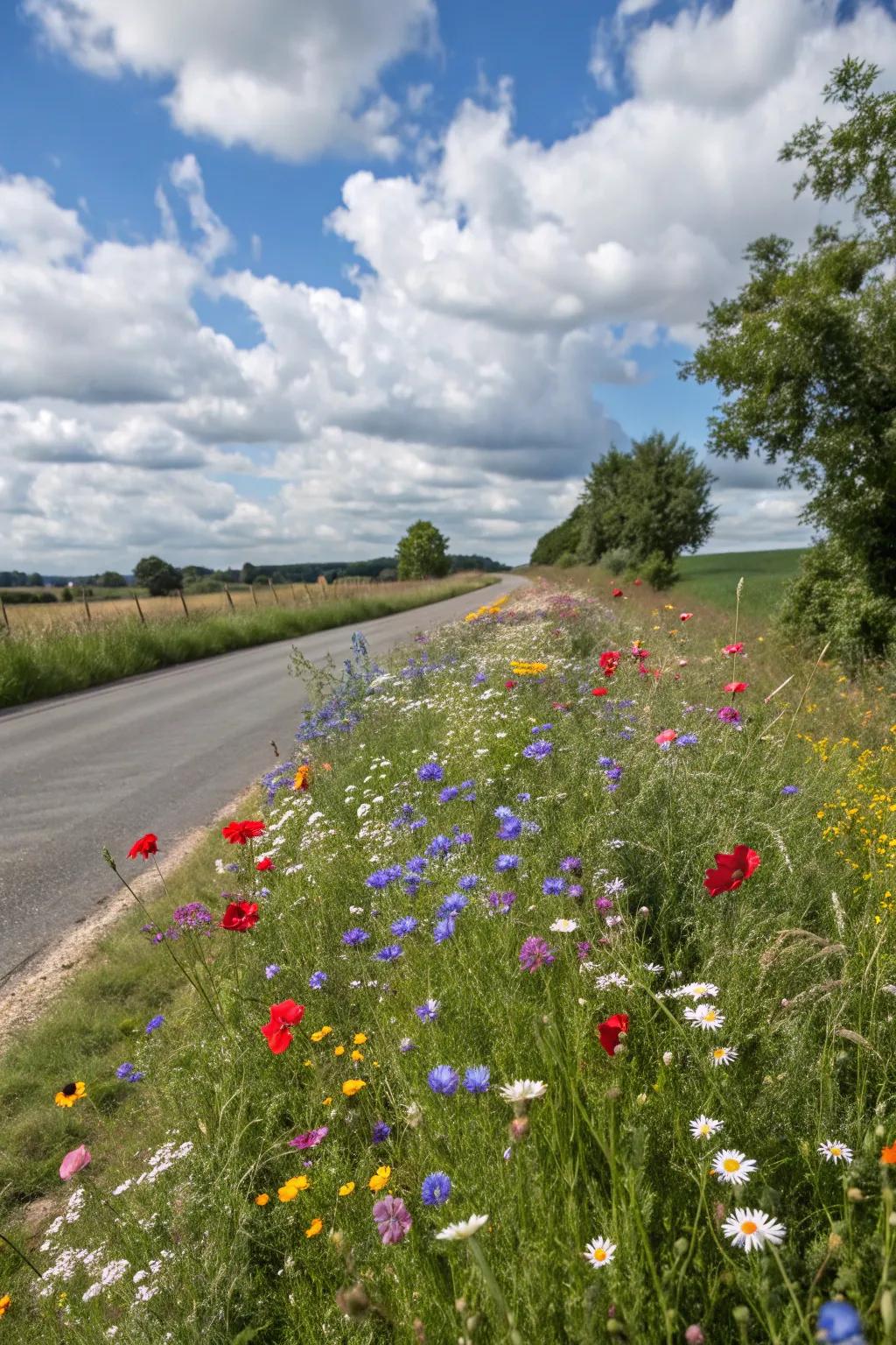 Wildflower meadows offer natural beauty and simplicity.