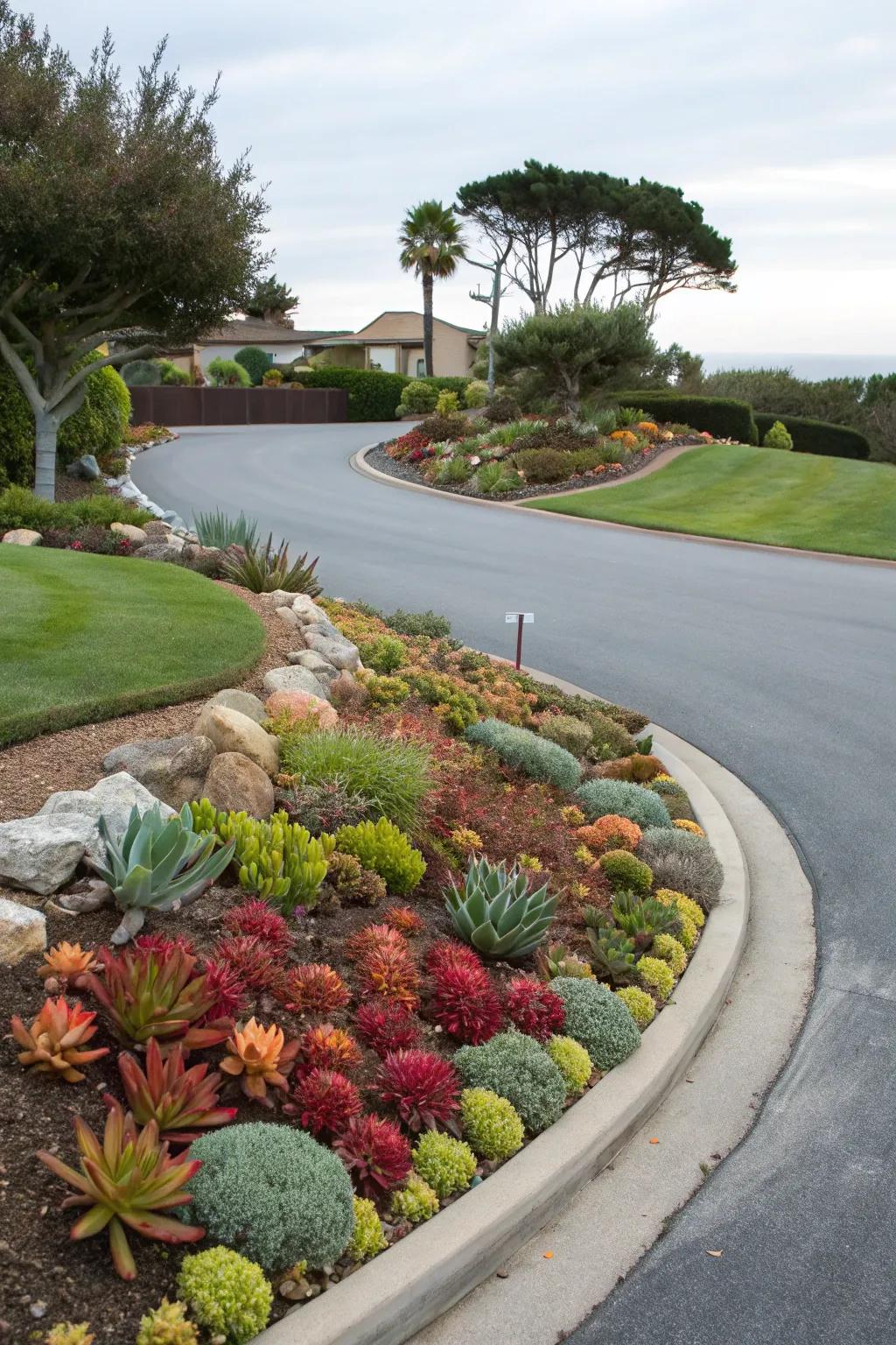 Introduce low-maintenance charm with vibrant succulents.