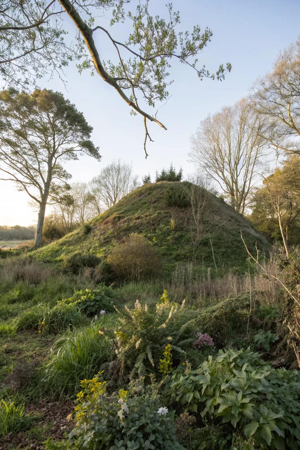Support sustainability with native plants around your septic mound.