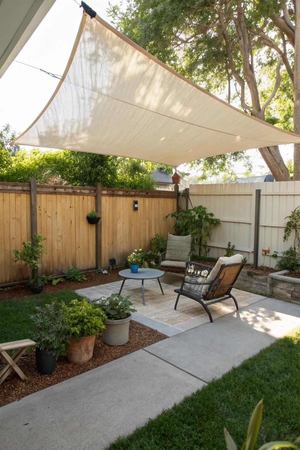 Stay cool and comfortable with practical shade solutions.