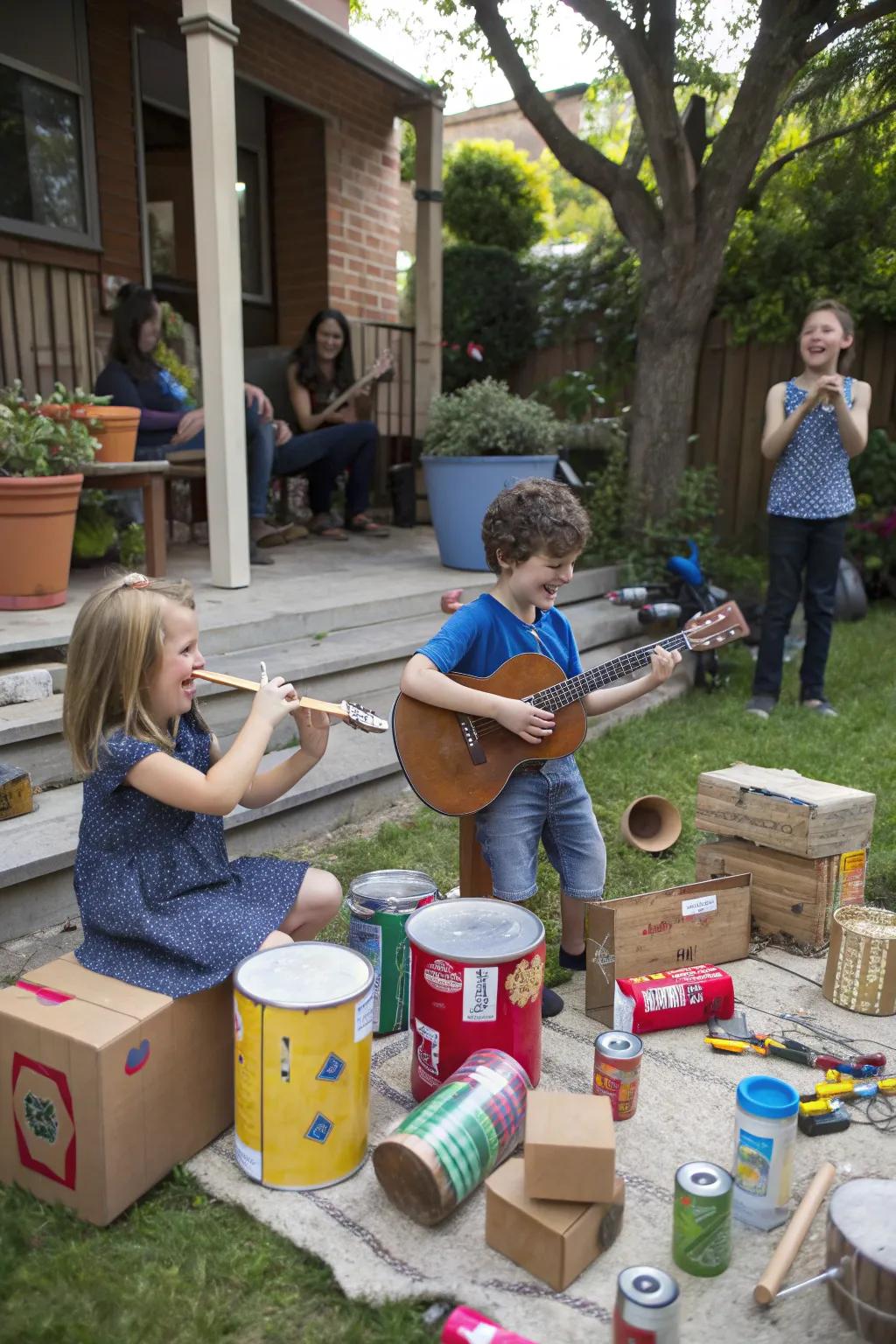 DIY musical instruments that bring sound and creativity to the backyard.
