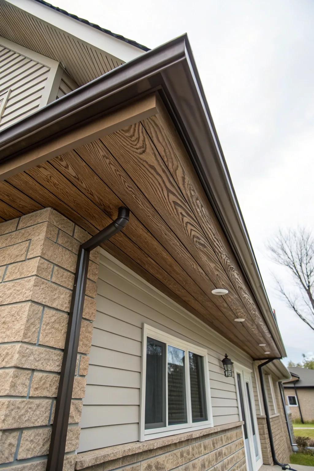 Textured finishes add visual interest and charm.