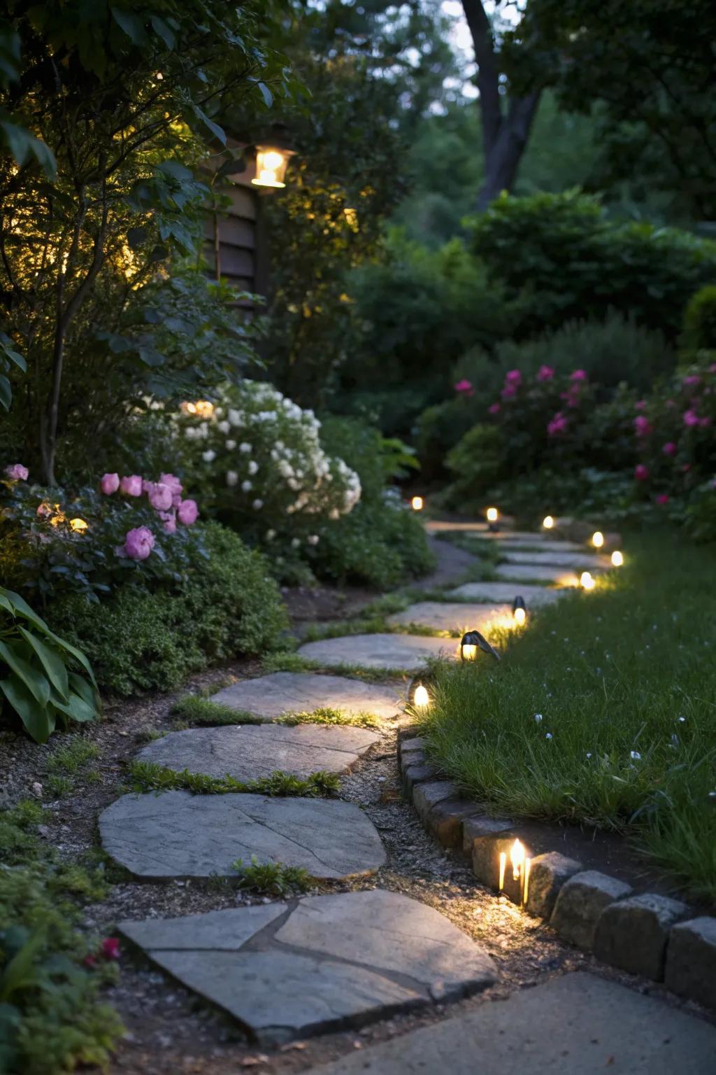 Lighting enhances both safety and beauty.