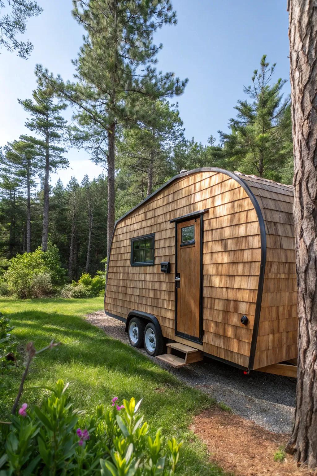 Rustic charm with cedar shakes
