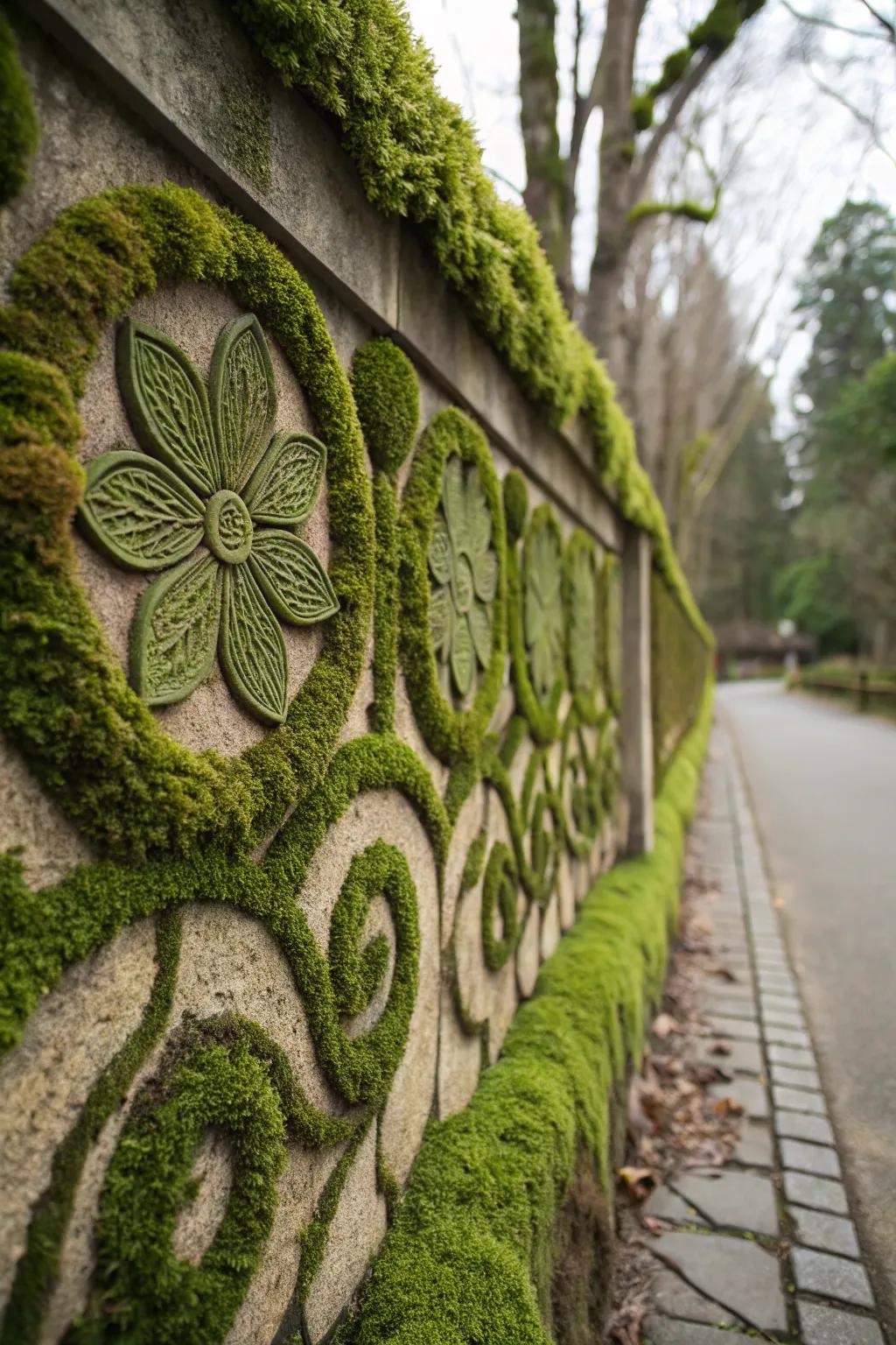 Moss brings a natural, calming touch to wall art.