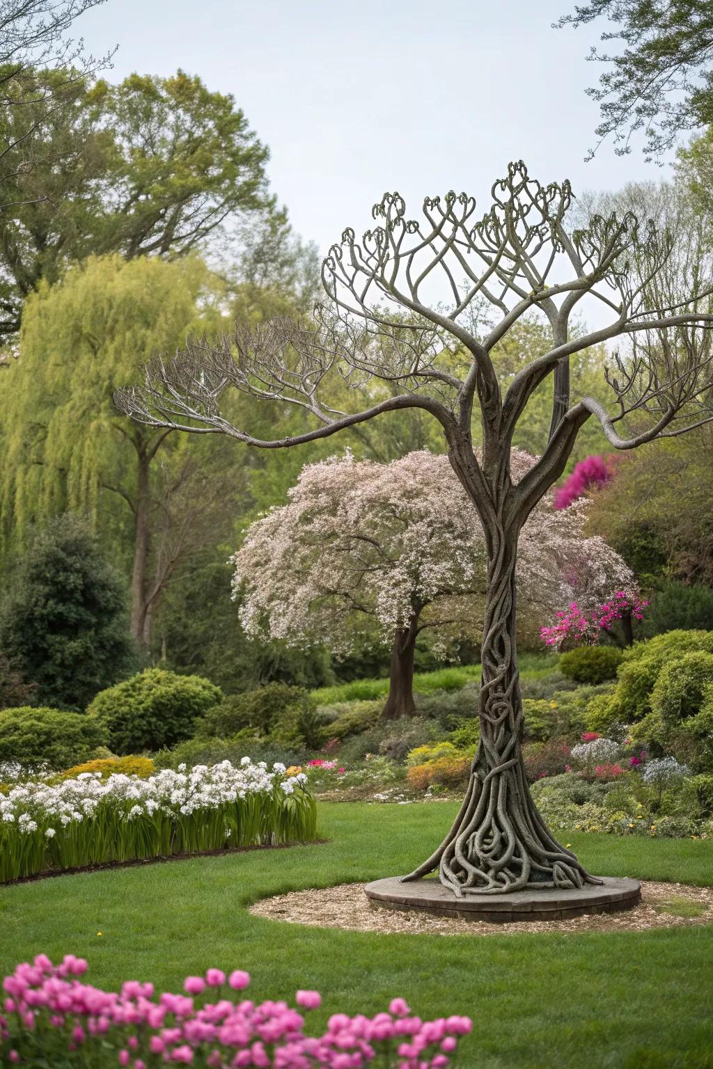 A Tree of Life symbolizes growth and connection.