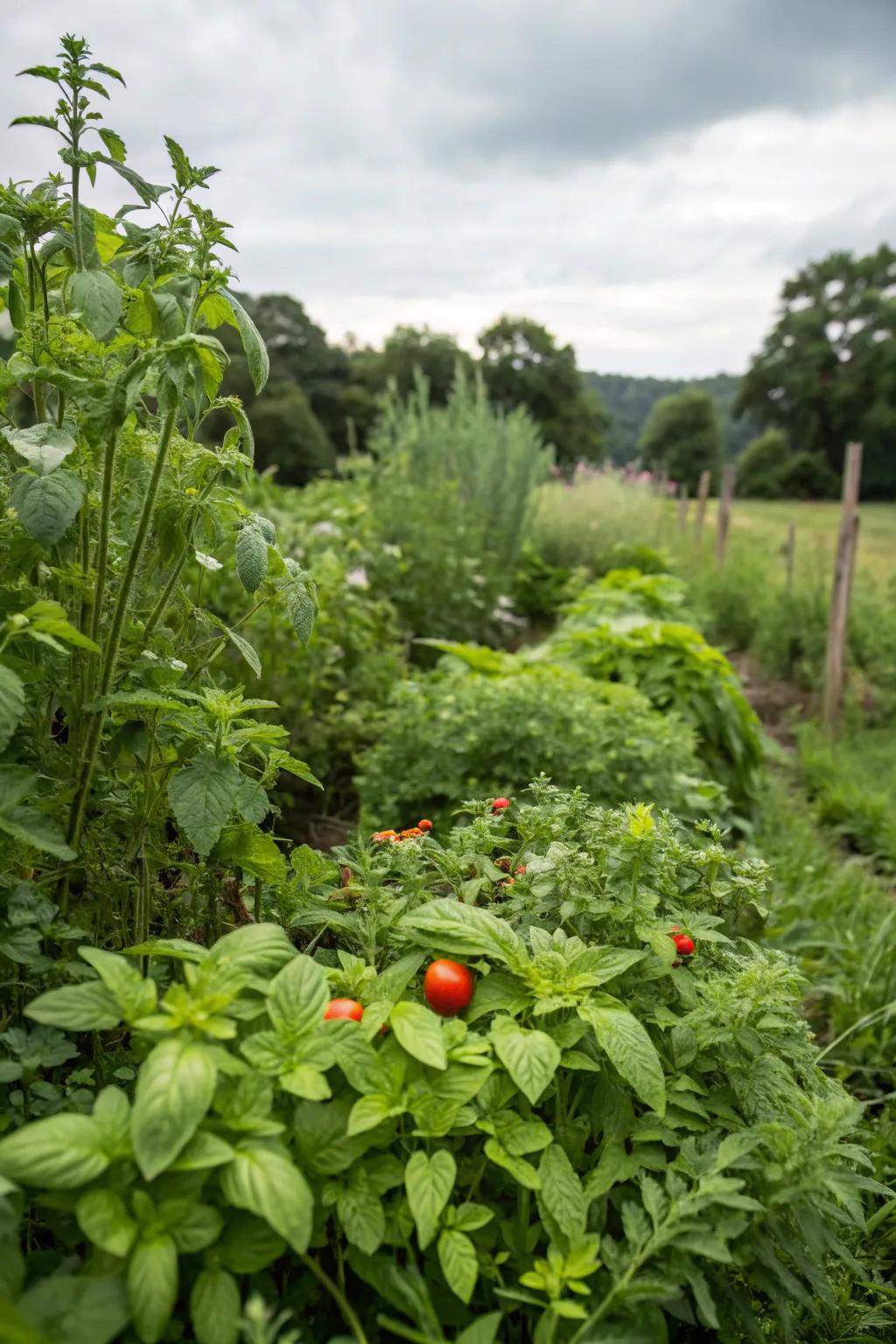 A wild garden with delicious surprises around every corner.