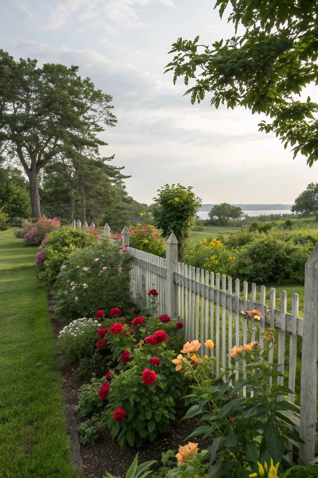 Shadow box fences offer privacy and charm with effective wind resistance.