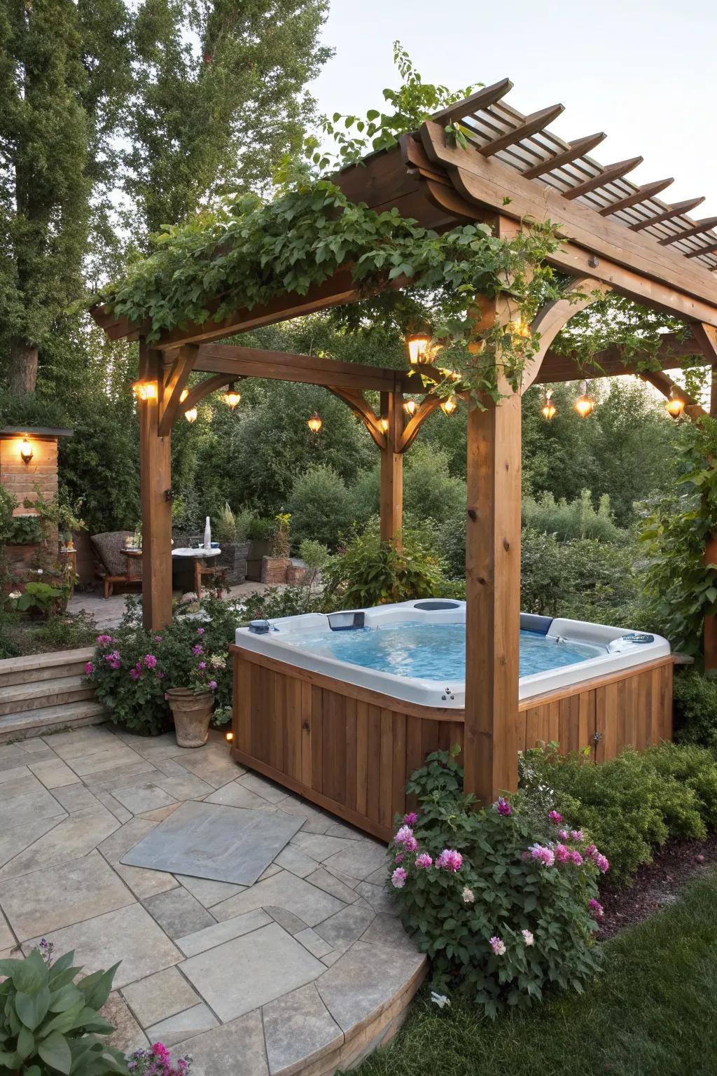 Stay cool with a stylish pergola.