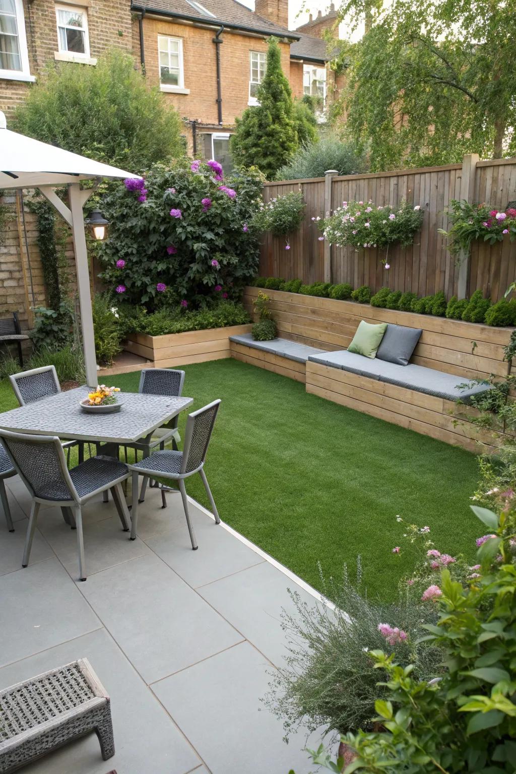 Enjoy versatility with multi-functional spaces.
