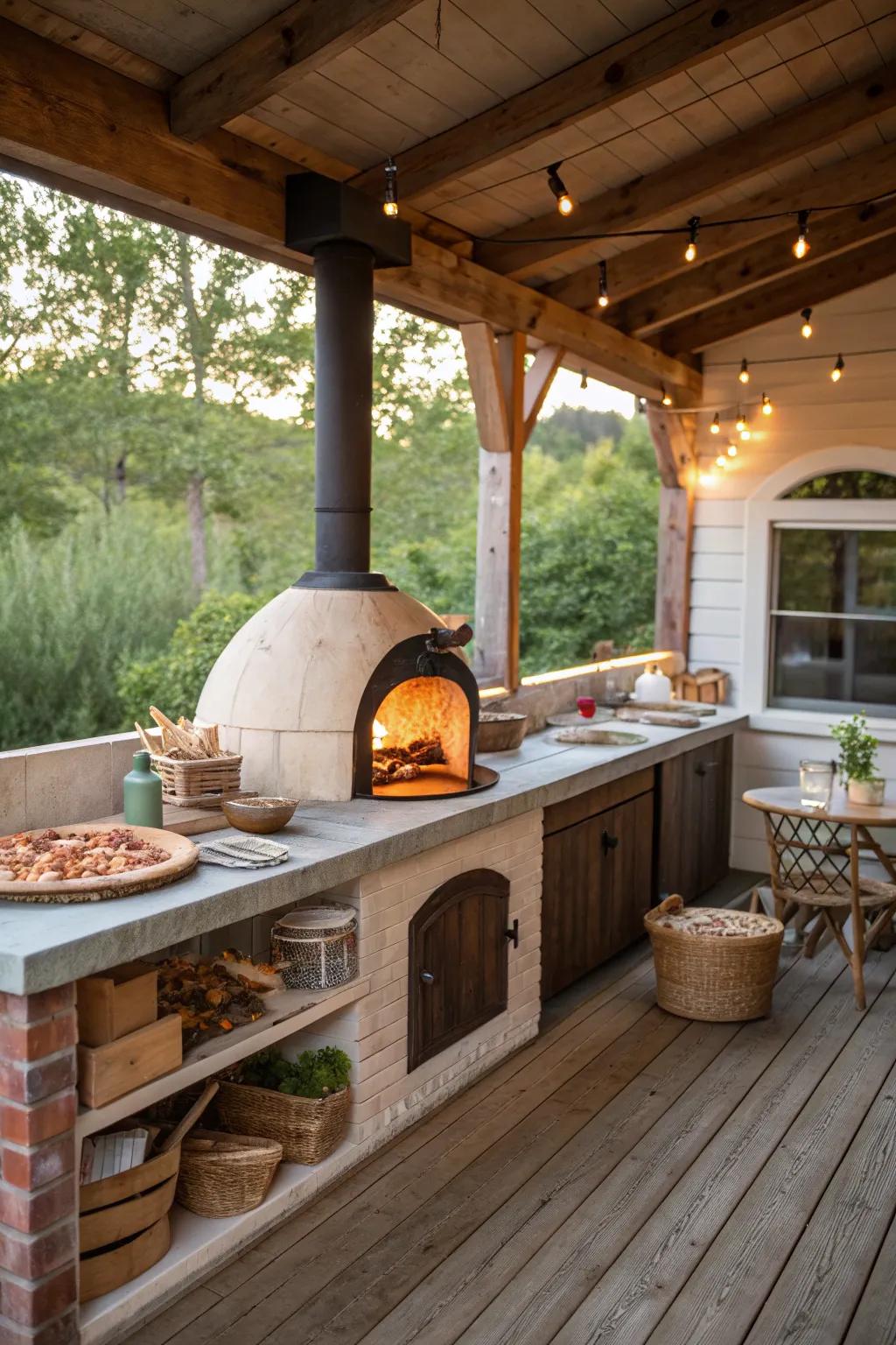 Surprise and delight with a versatile pizza oven.