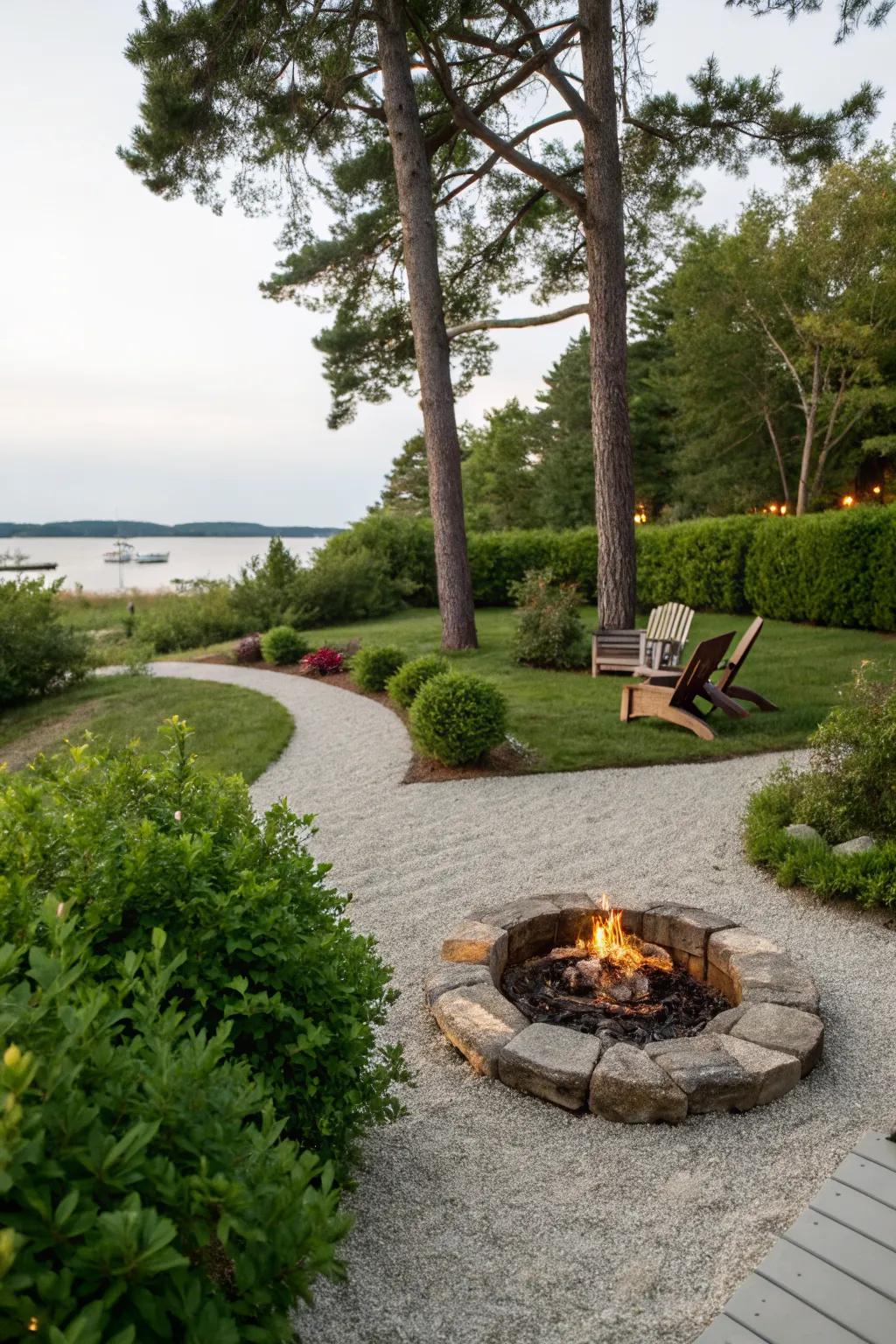 Natural landscaping enhances harmony with the environment.