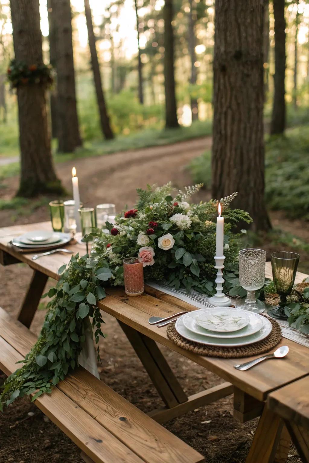 Bring the outdoors to your table with nature-inspired settings.