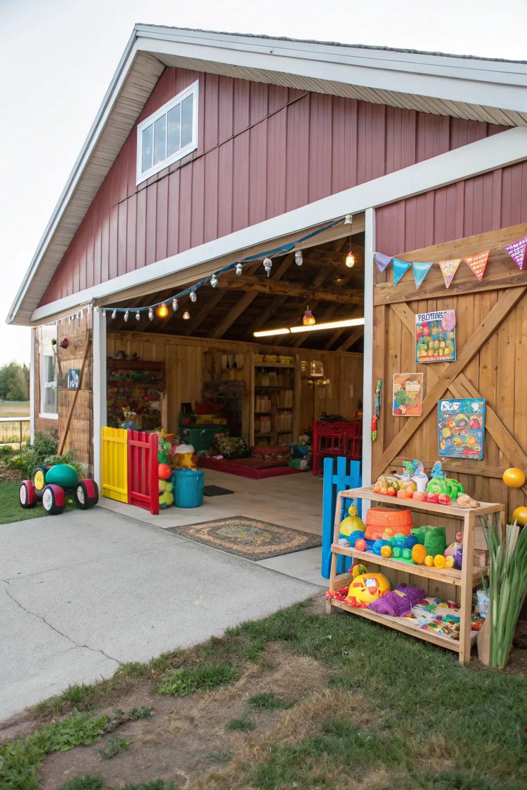 A children's play area for endless fun and play.