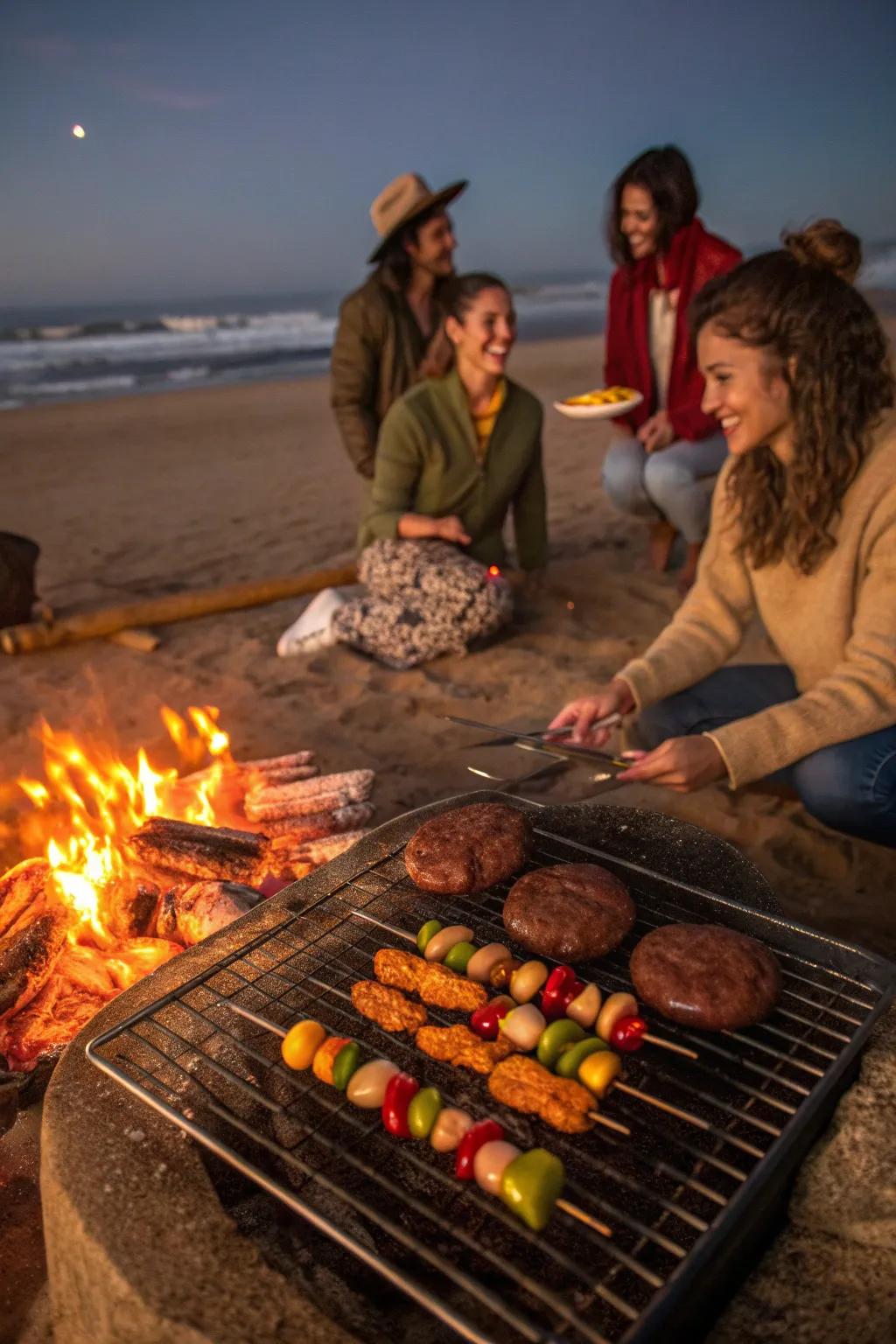 Beach BBQ favorites satisfy guests with smoky, delicious flavors.