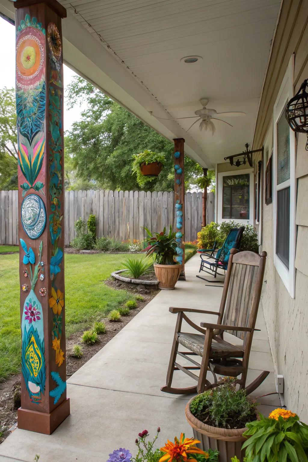 Artistic touches add personality and interest.