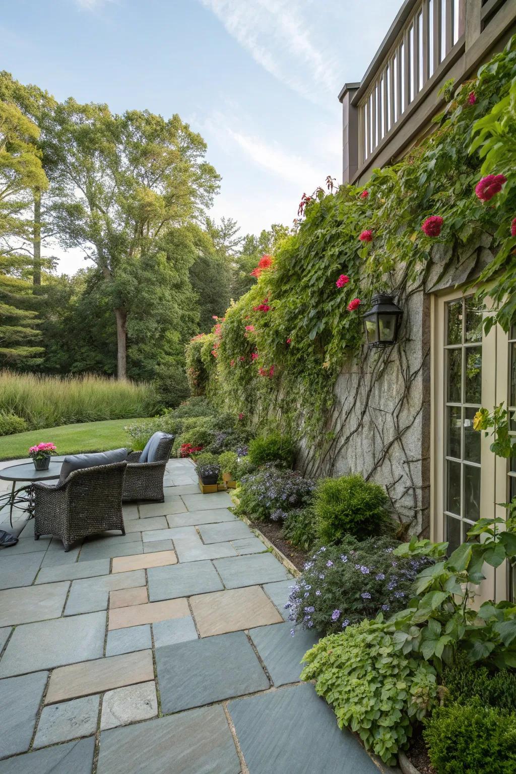 Define your space with a beautiful garden wall.