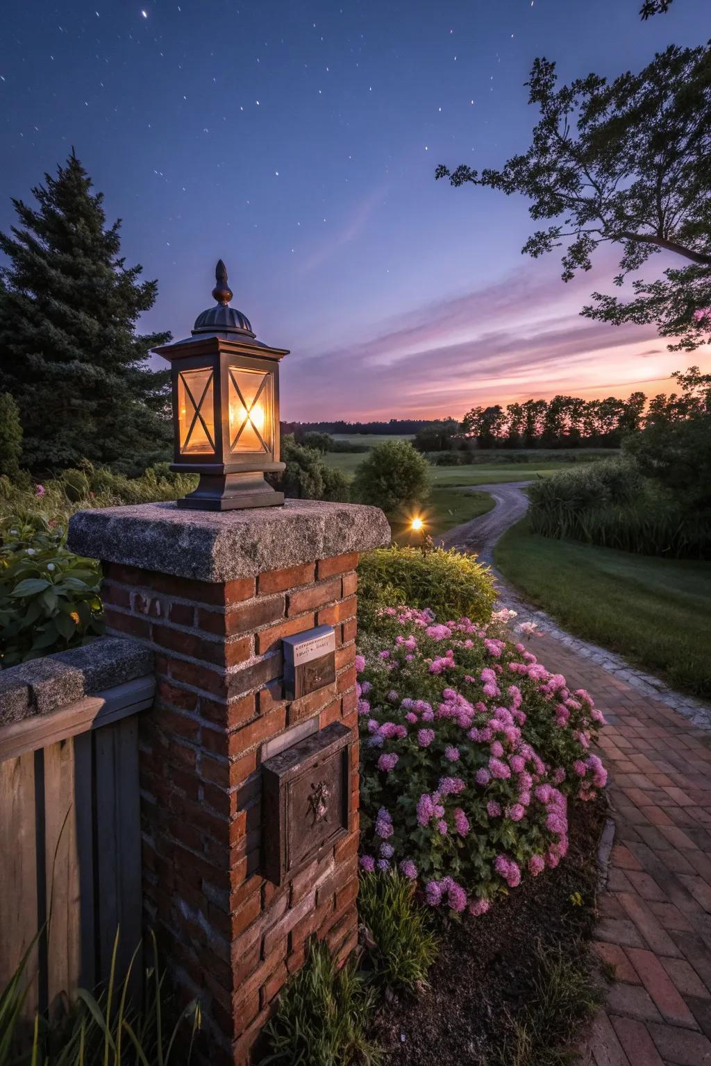Invoke nostalgia with a vintage lantern-style topper.