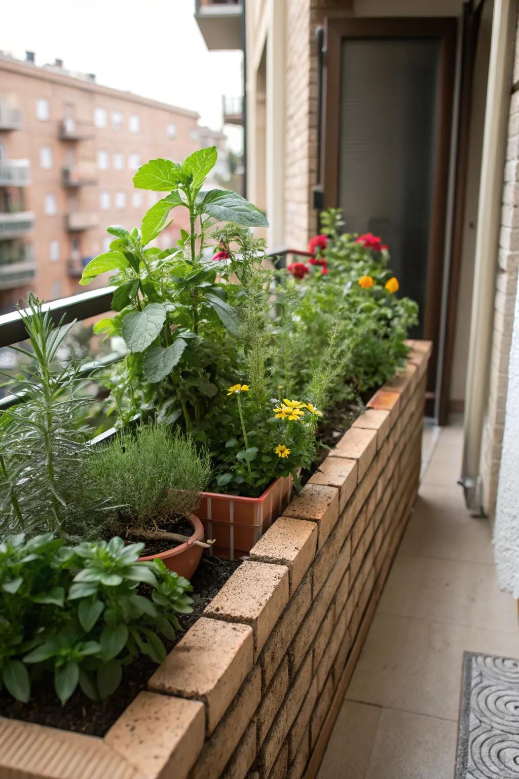 Maximize small spaces with slim brick designs.