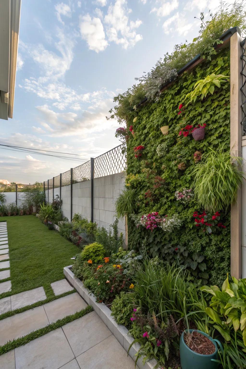 A space-saving vertical garden that brings nature to your walls.