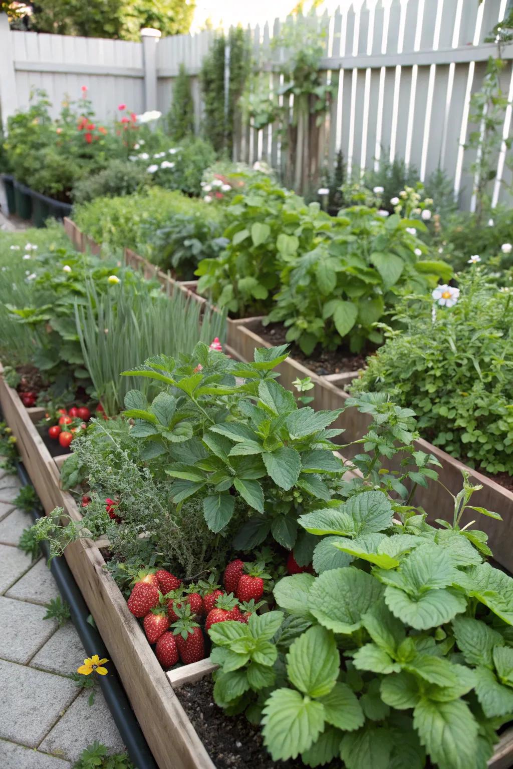 Edible plants add flavor and appeal to your garden.