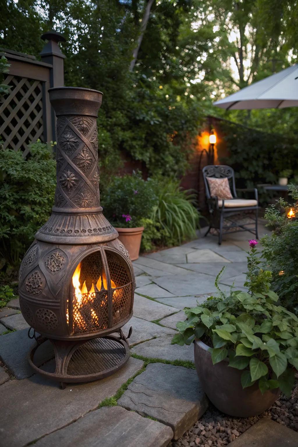 Enhance safety and style with a decorative fire screen.