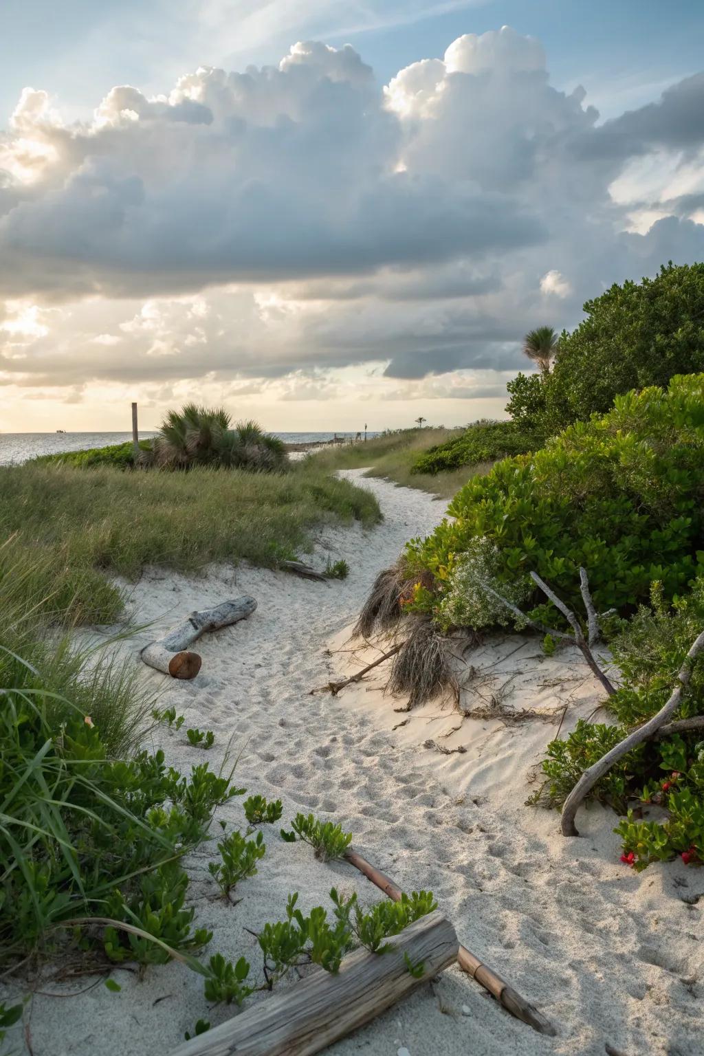 Sand elements bring the beach right to your backyard.