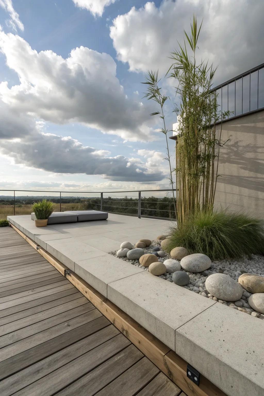 A Zen retreat offers a peaceful escape.