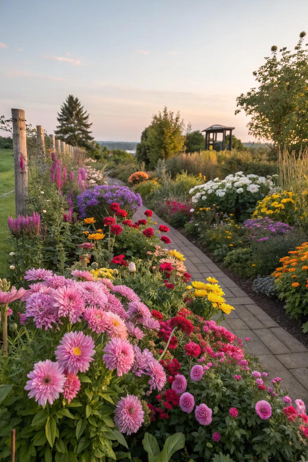 Seasonal blooms ensure year-round beauty in your garden.