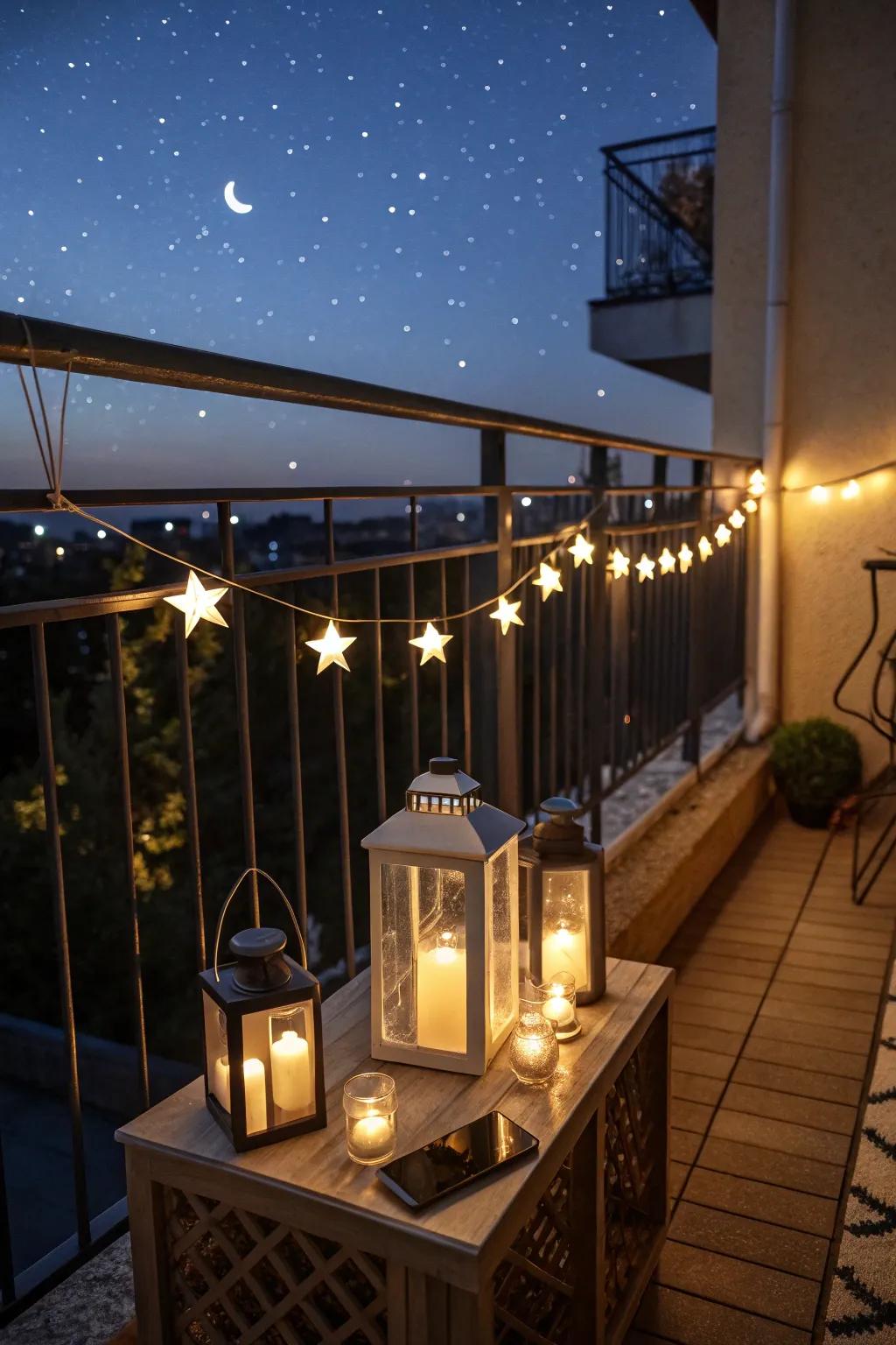 Creative lighting solutions for a warm, eco-friendly ambiance.