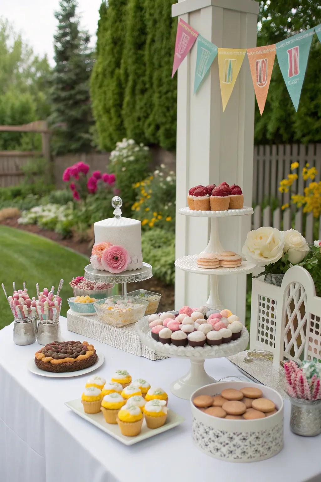 Interactive dessert stations engage your guests with sweet creativity.