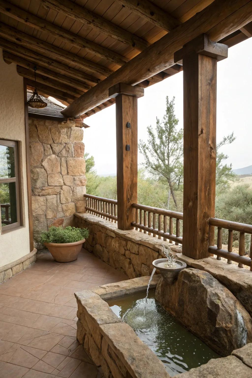 Embrace nature with earthy decor.