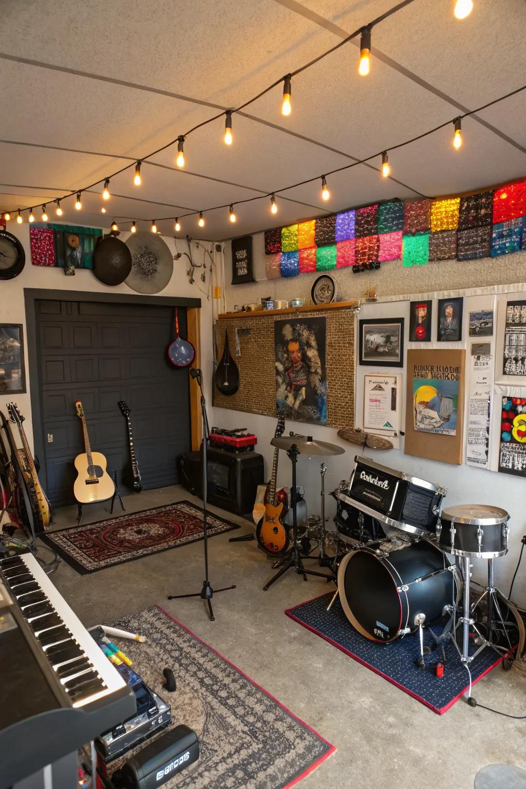 A harmonious retreat for music enthusiasts.