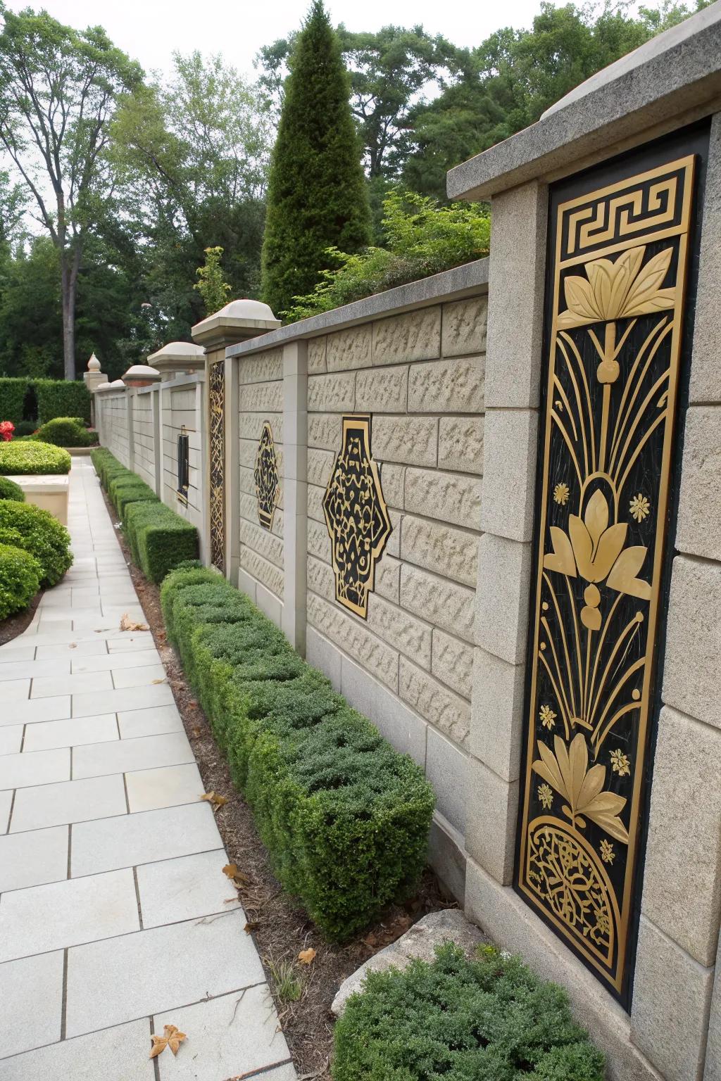 Art Deco designs add a touch of 1920s glamour to your walls.