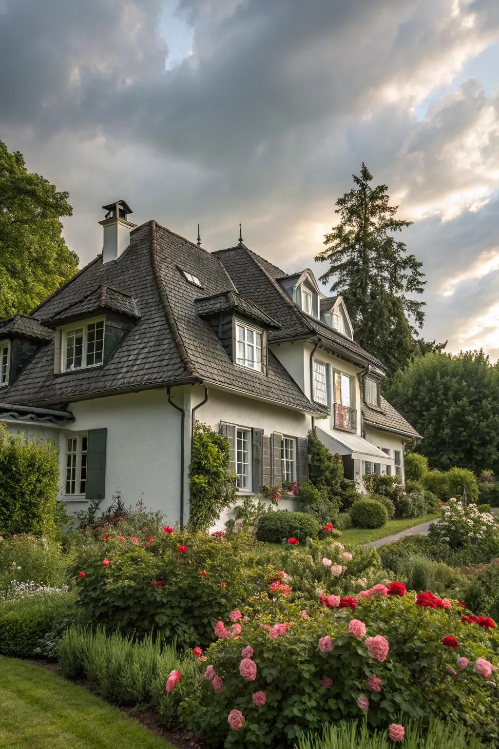 Enhance privacy with blind dormers.