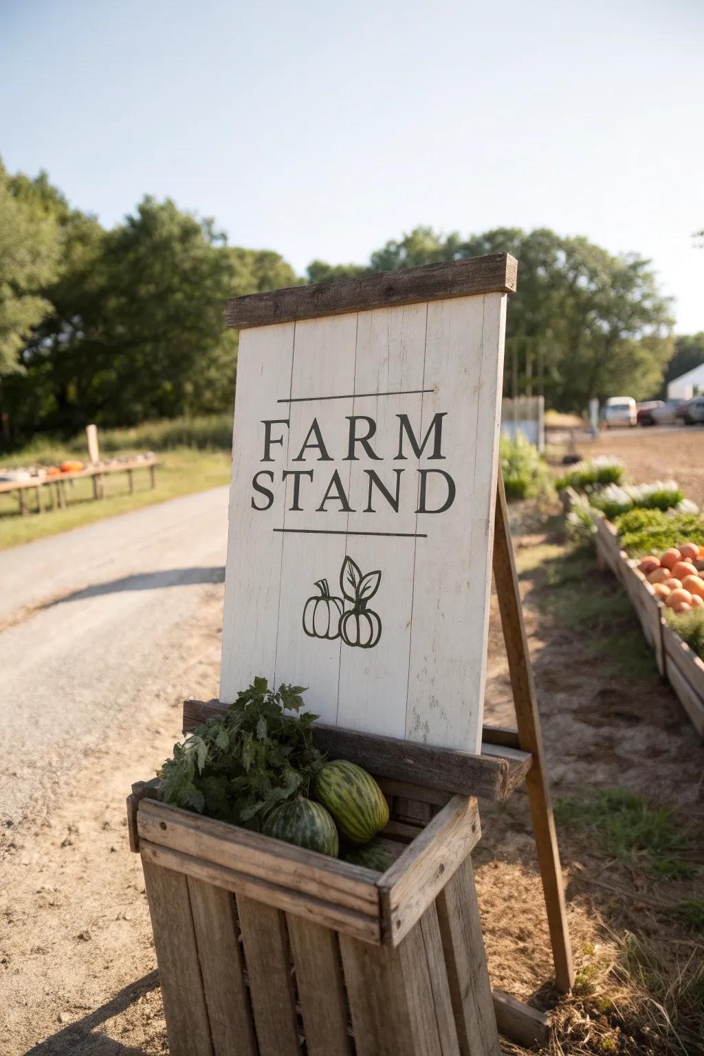 Minimalist signs emphasize simplicity and clarity.