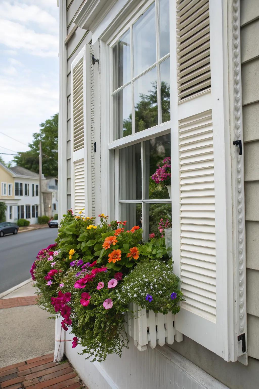 Brighten up facades with window box wonders.