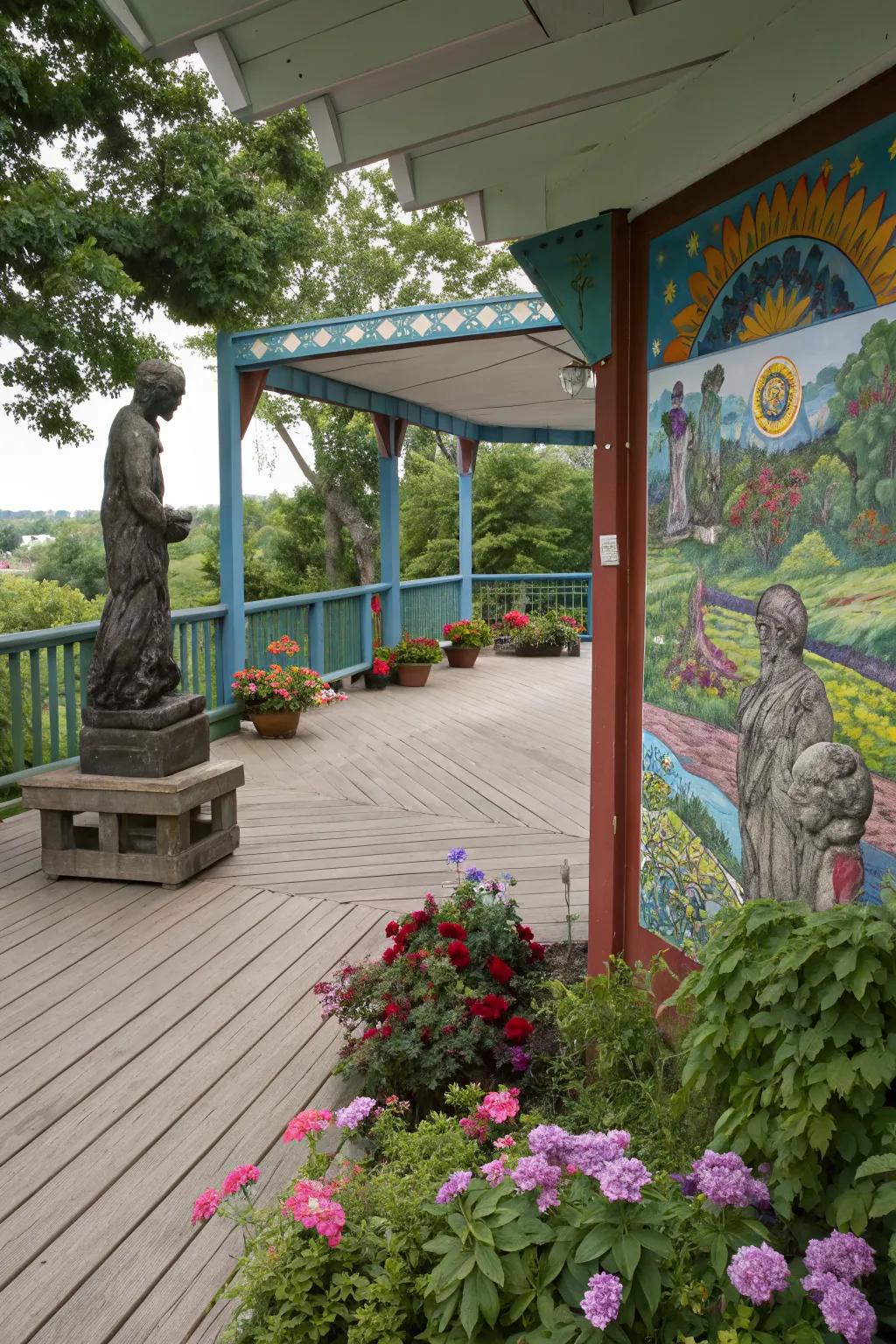 Express your creativity with an art-inspired deck.