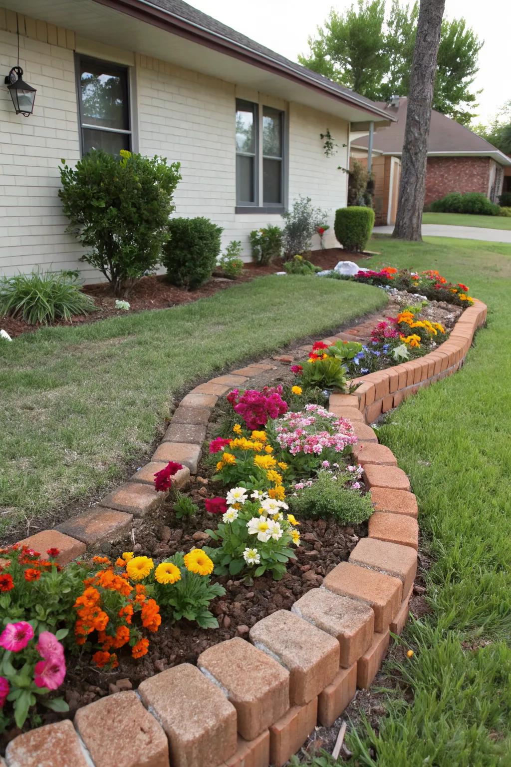 Repurposed materials add charm and sustainability to your garden.