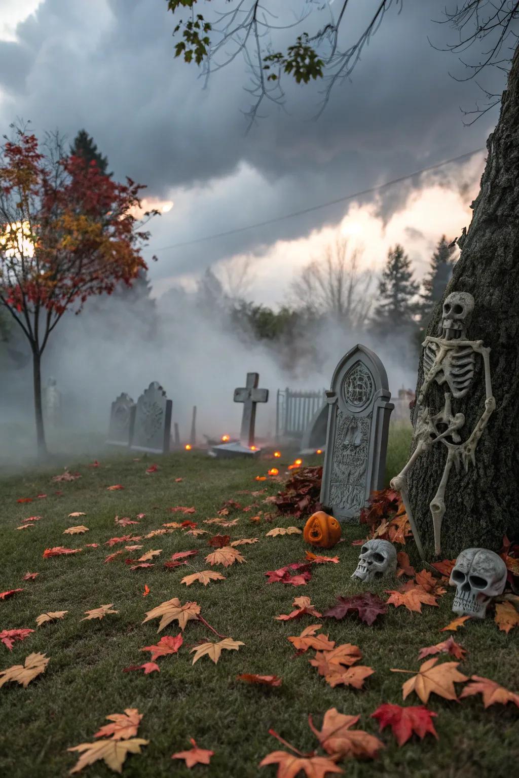 Creepy foliage adds texture and depth.
