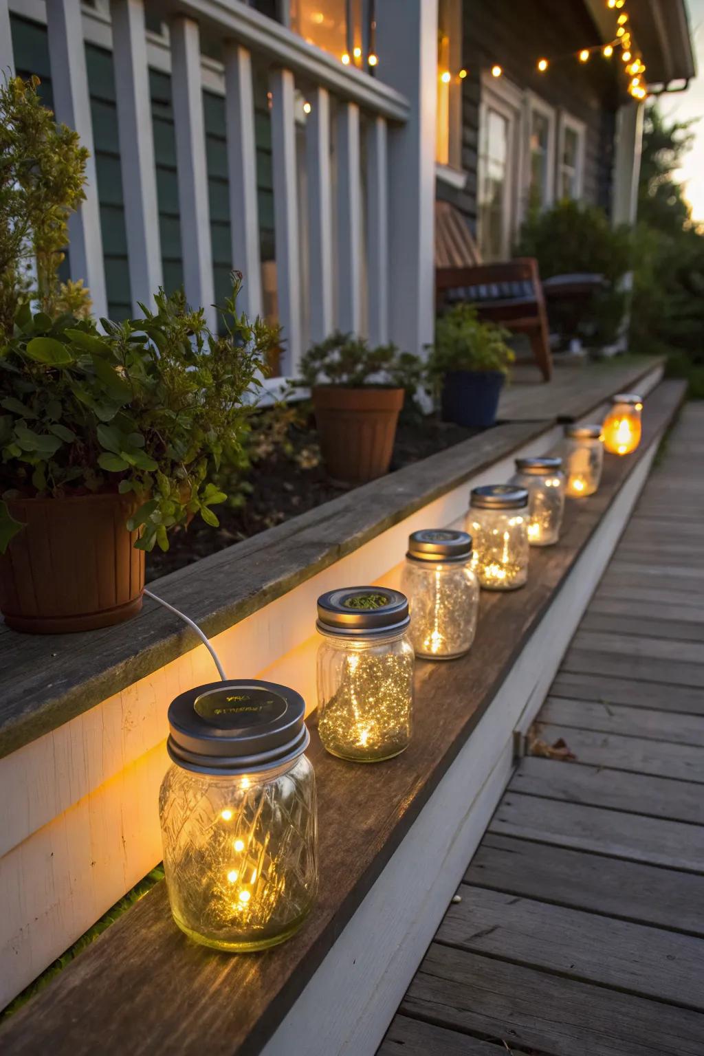 Craft your own charm with DIY solar mason jar lights.