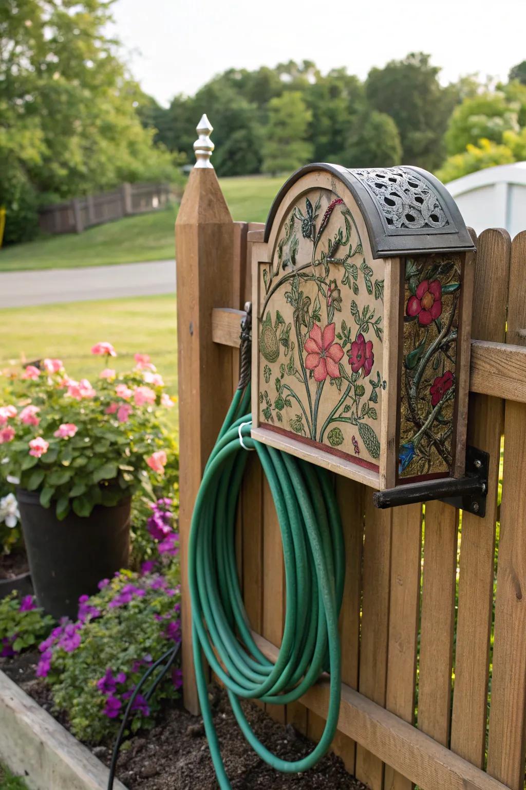 Fence mounts add style and functionality to your garden's perimeter.