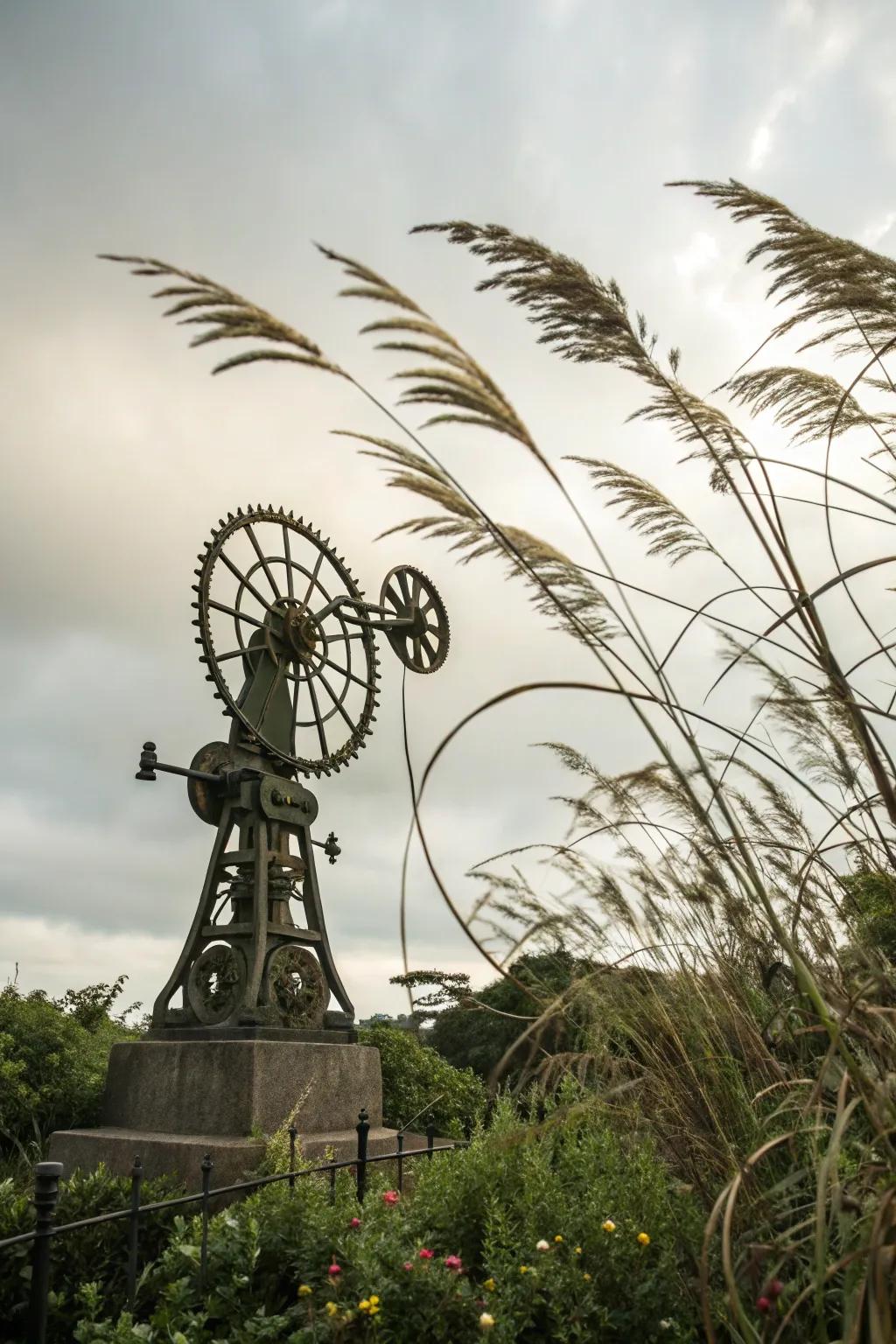 Kinetic statues capture movement and bring energy to your garden.