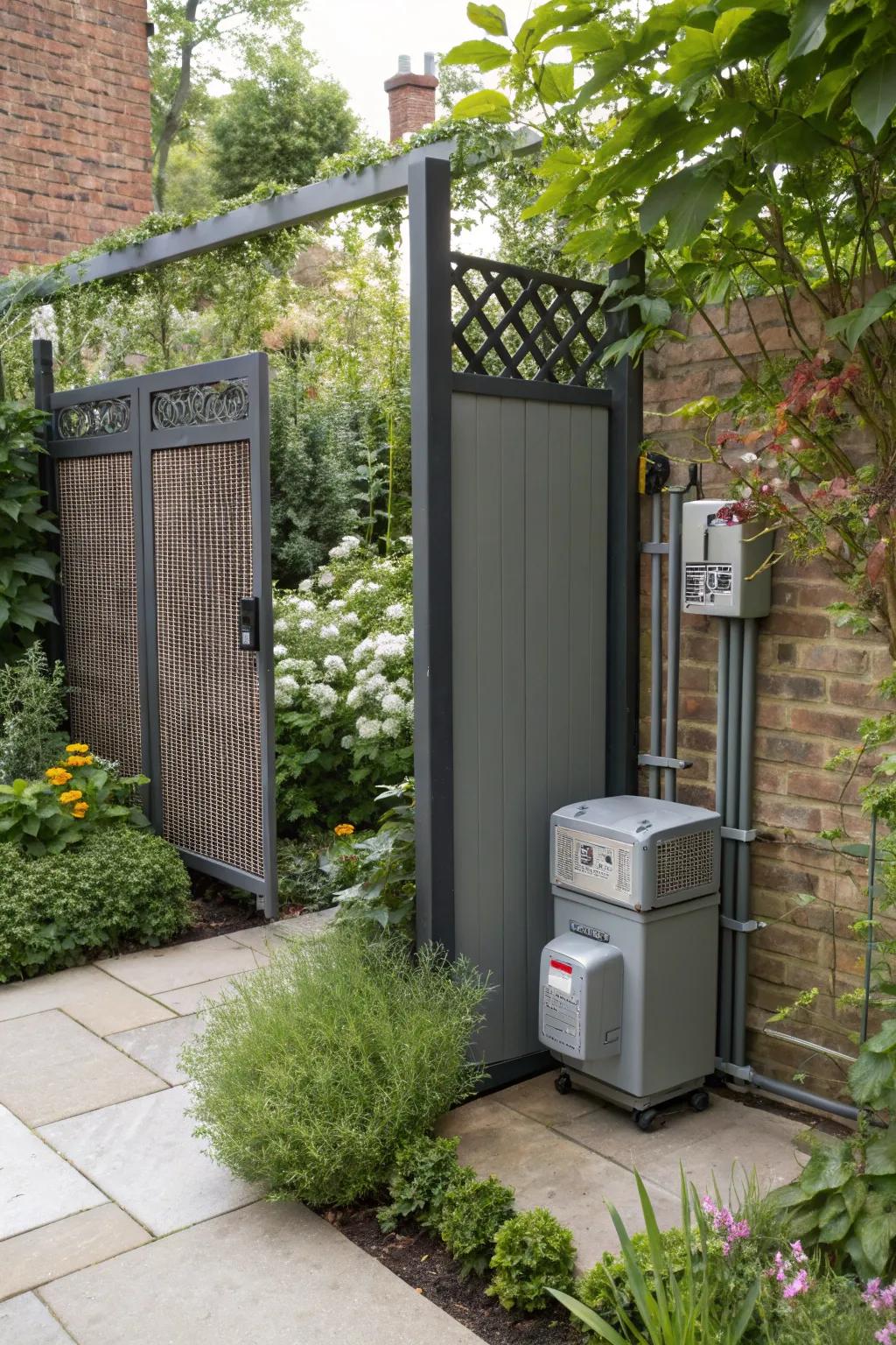 Movable screens offer flexible cover solutions.