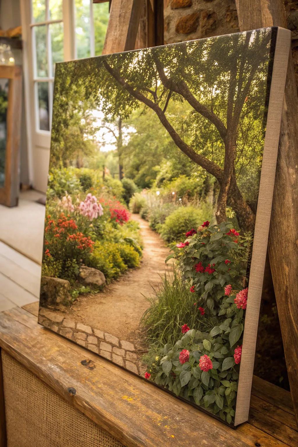Rustic elegance with a natural, earthy vibe.