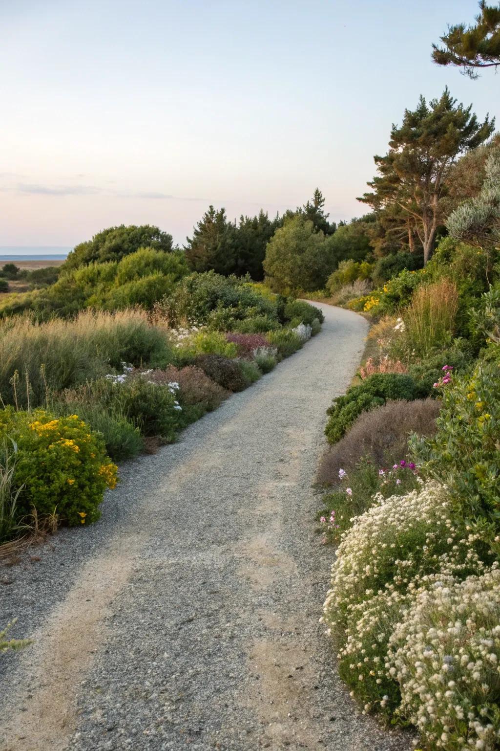 Native plants create a harmonious and eco-friendly environment.
