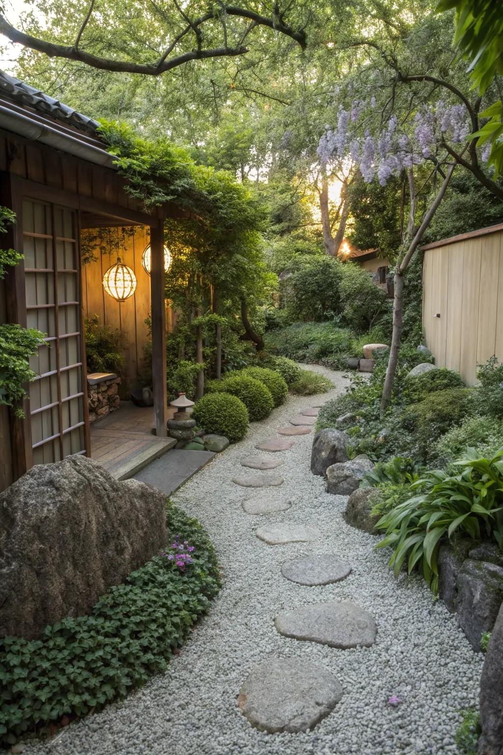 A hidden nook adds surprise and intrigue.