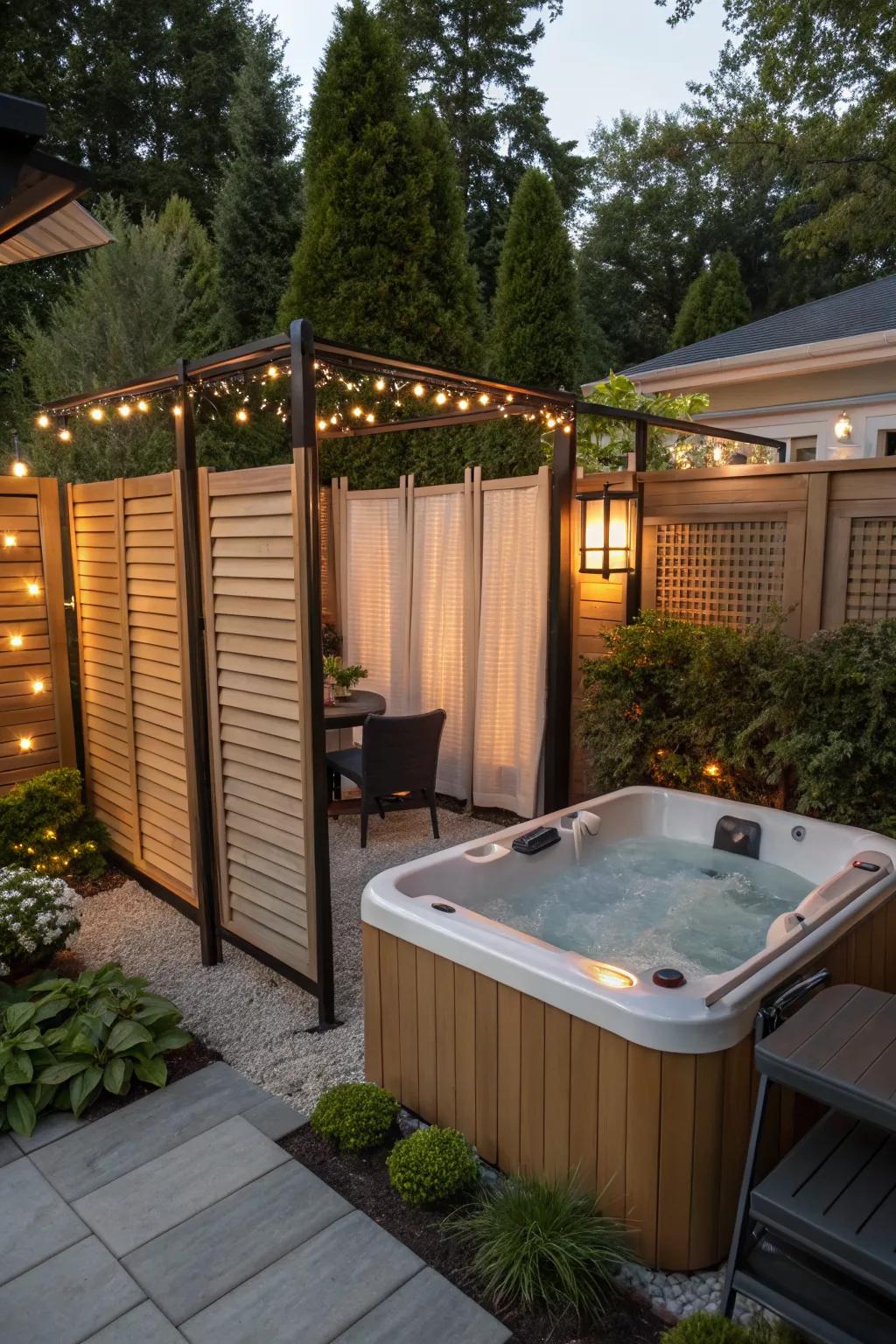 Portable screens offer flexible and temporary privacy solutions.
